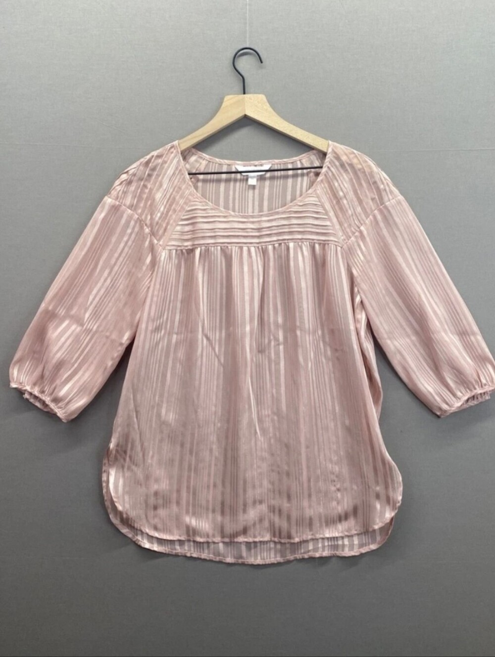 LC Lauren Conrad Semi Sheer Peasant Top New With Tags